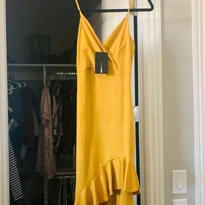 Fashion Nova Yellow Dress